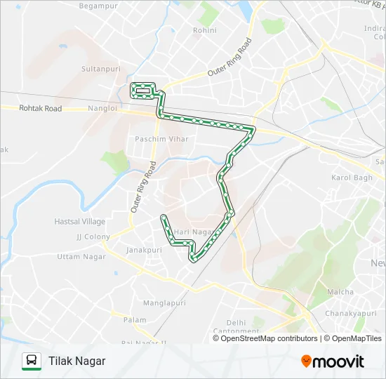 808 Bus Line Map