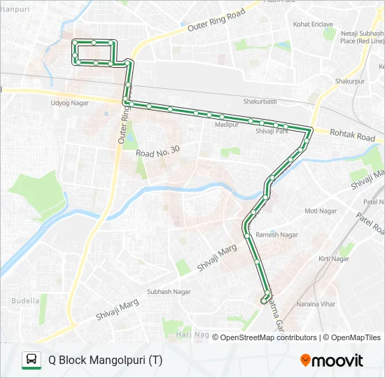 808 Bus Line Map