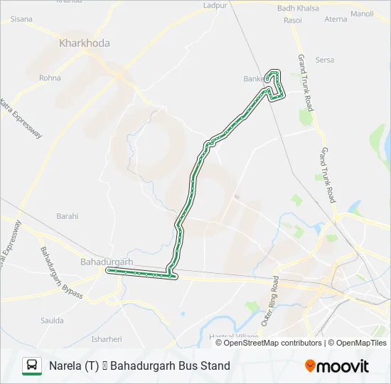 NCR Bus Line Map
