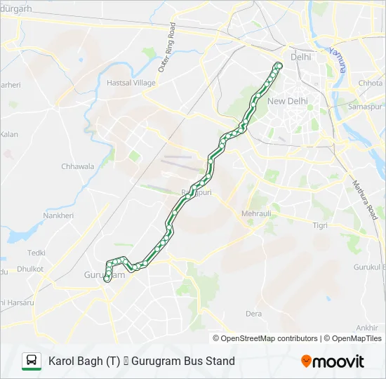 NCR Bus Line Map