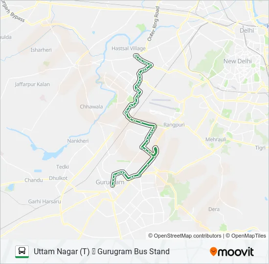 NCR Bus Line Map