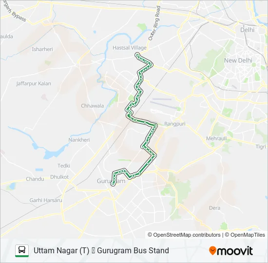 NCR Bus Line Map