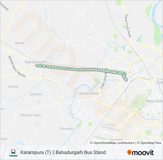 NCR Bus Line Map