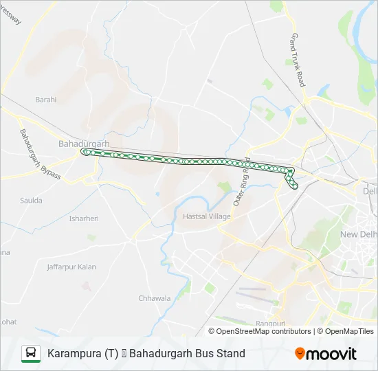 NCR Bus Line Map