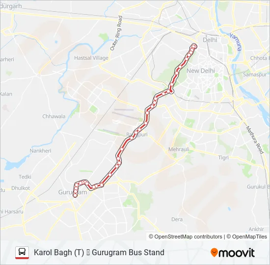 AC-NCR Bus Line Map