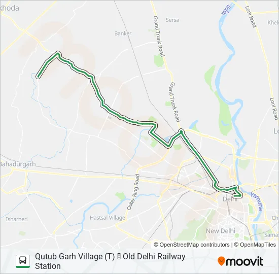 106 Bus Line Map