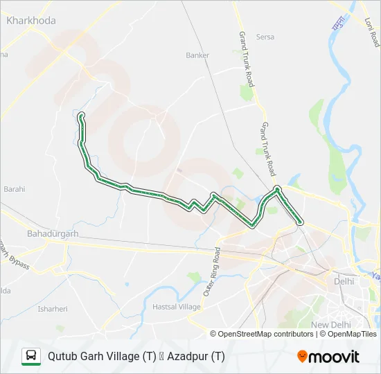 114C Bus Line Map