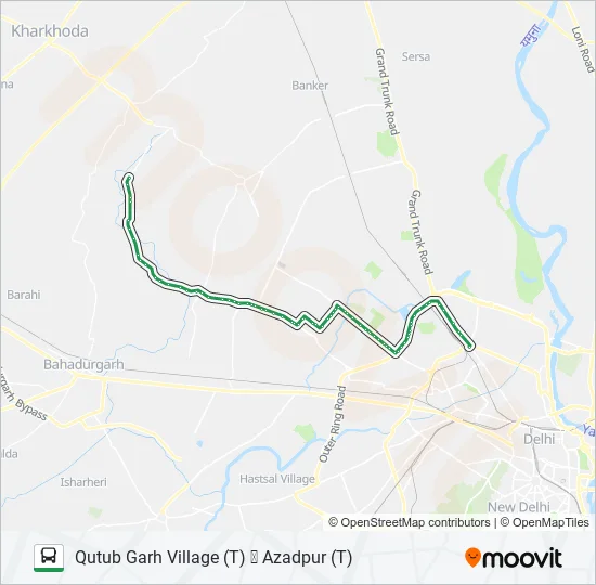 114C Bus Line Map