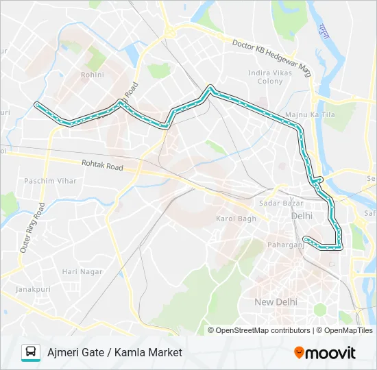 901 Bus Line Map