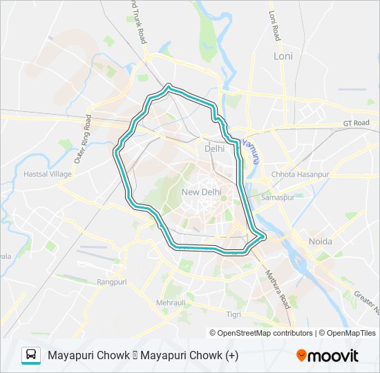 TMS (+) Bus Line Map
