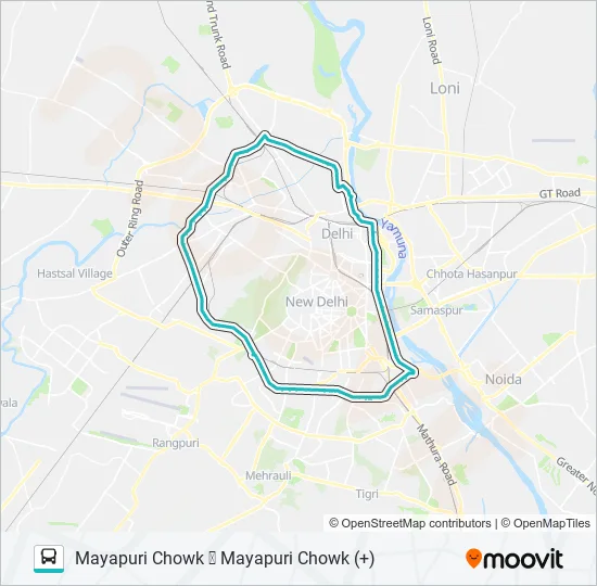 TMS (+) Bus Line Map