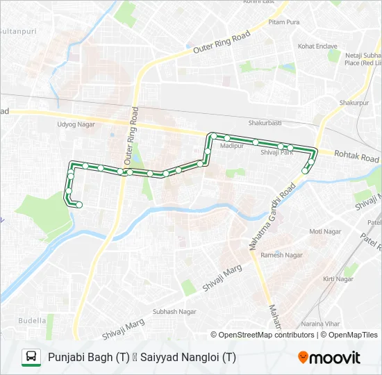 233STL Bus Line Map