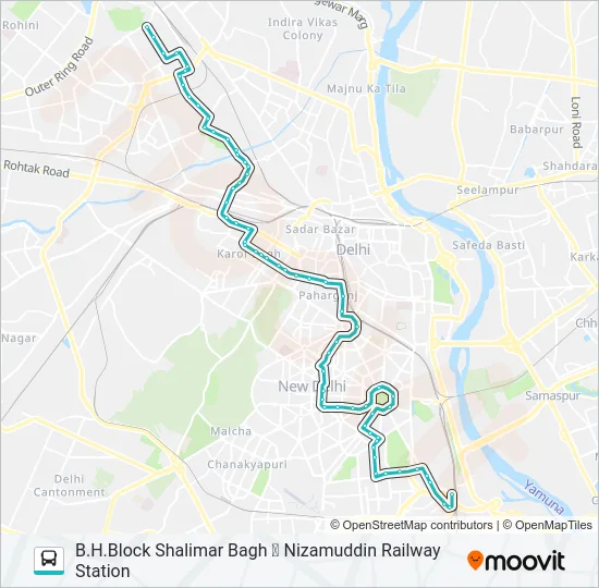 166 Bus Line Map