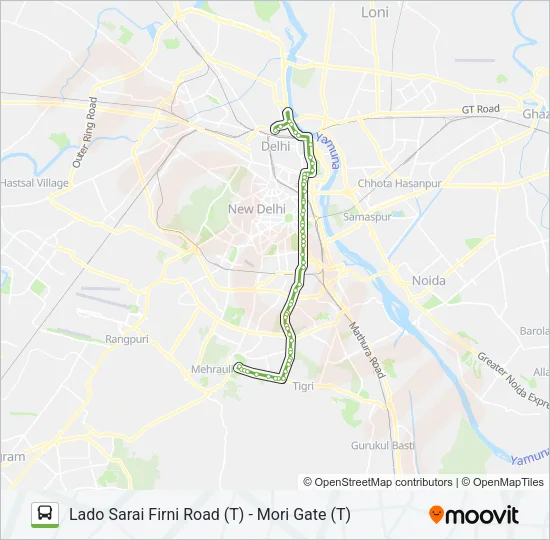 423 Bus Line Map