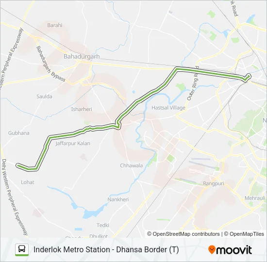 968 Bus Line Map