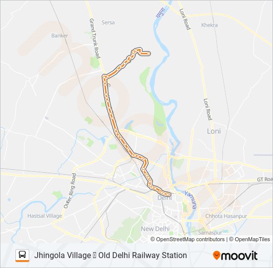 129 bus Line Map