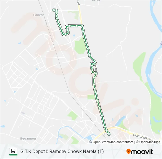 120 Bus Line Map