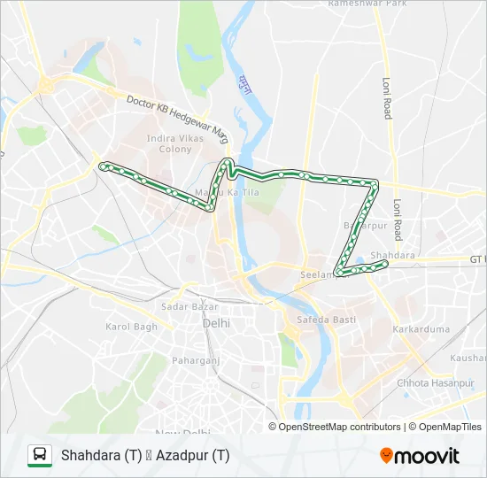121 Bus Line Map