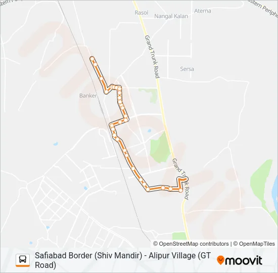 112A  Line Map