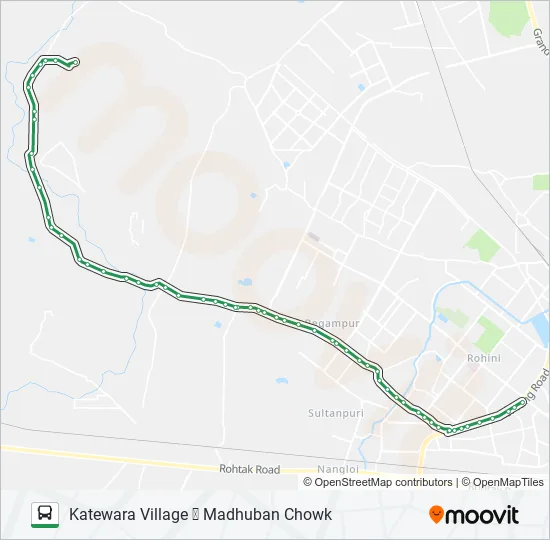 114B Bus Line Map