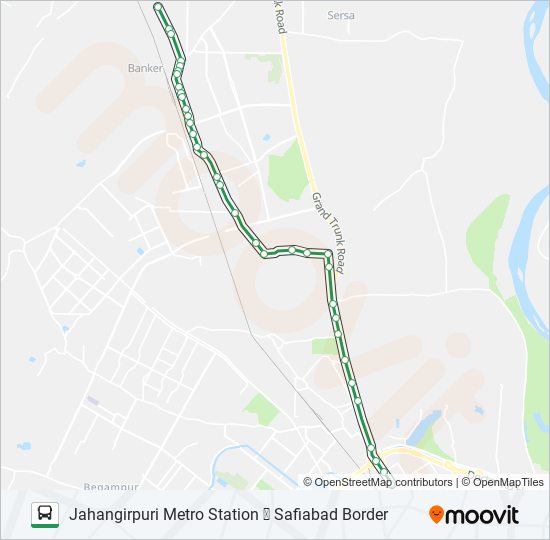 112 bus Line Map