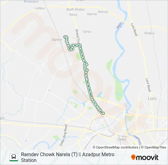 120 Bus Line Map