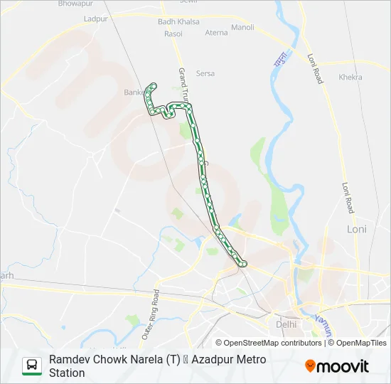 120 Bus Line Map