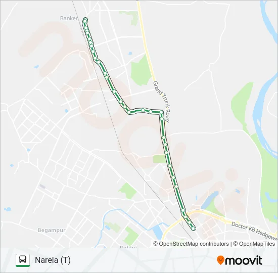 135 Bus Line Map