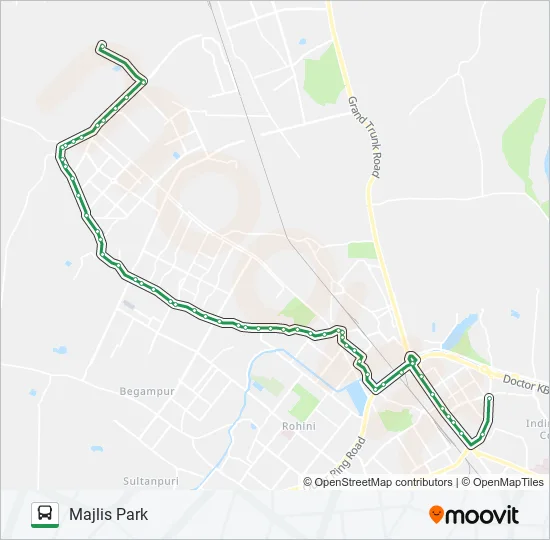 130 Bus Line Map