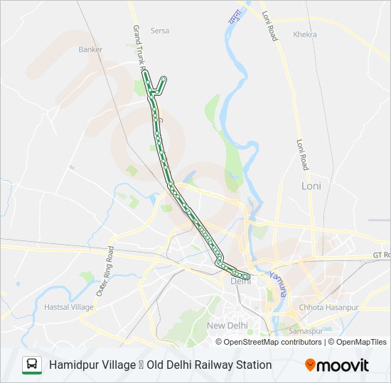 138 bus Line Map