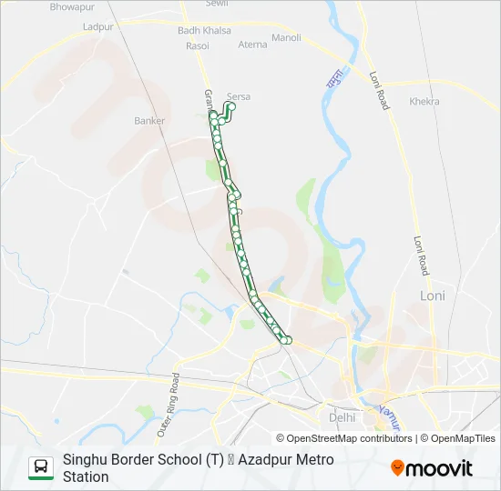 144 Bus Line Map