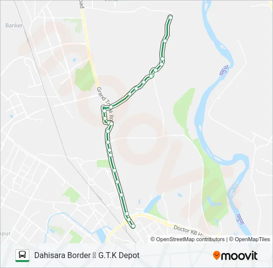 154 Bus Line Map