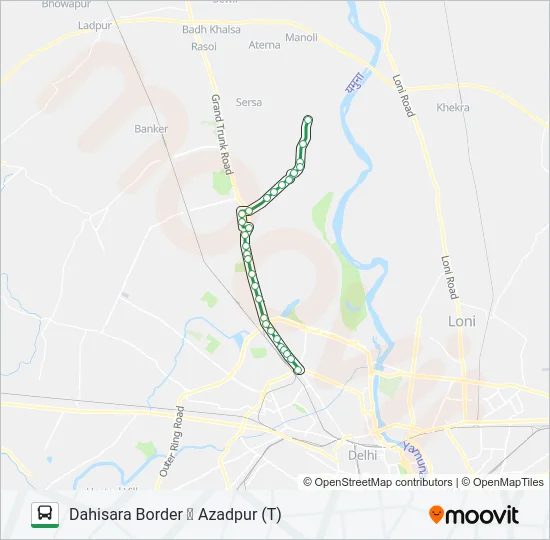 154 Bus Line Map