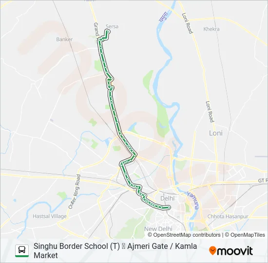 144A Bus Line Map