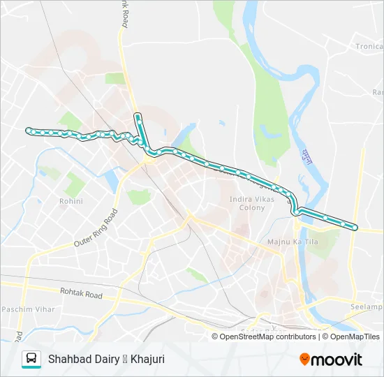 165A Bus Line Map