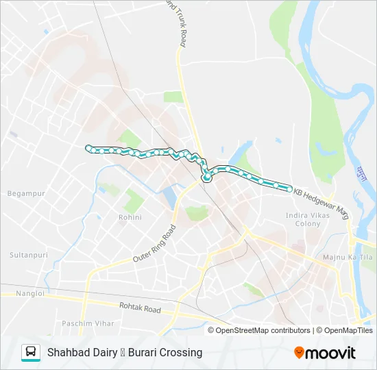 165A Bus Line Map