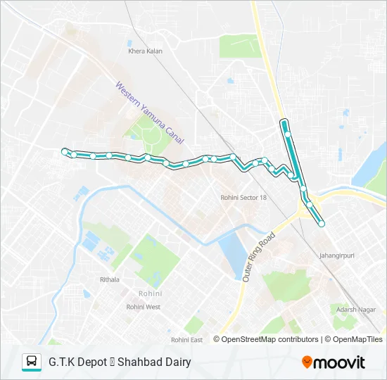 165 Bus Line Map
