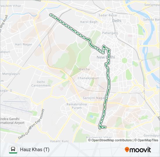 168 bus Line Map