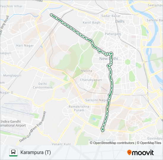 168 bus Line Map