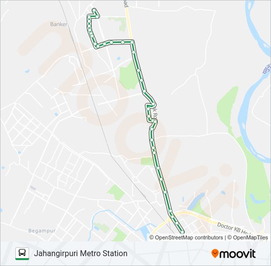 173 bus Line Map