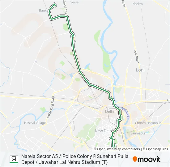 173 Bus Line Map