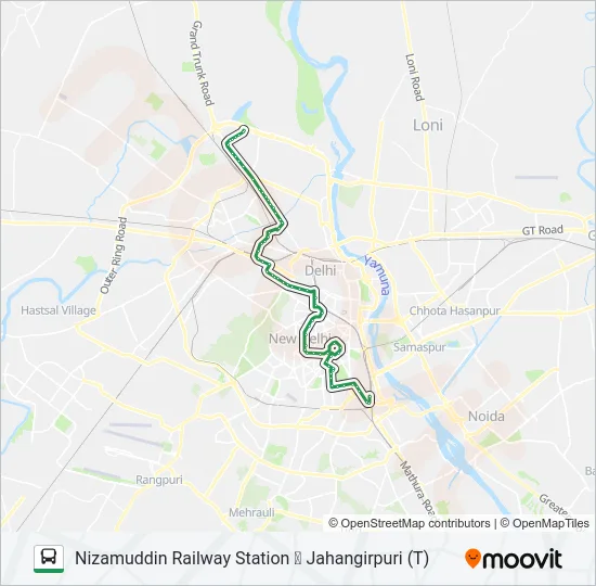 181 Bus Line Map