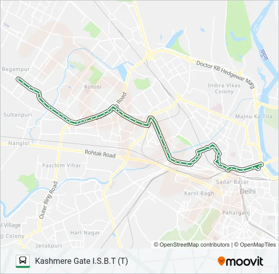 182A Bus Line Map