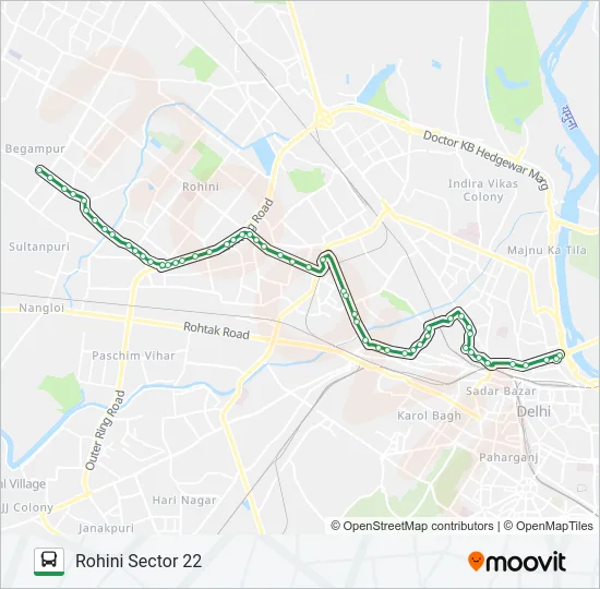 182A Bus Line Map