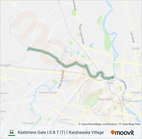 182A Bus Line Map