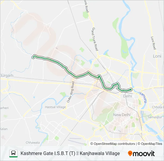 182A Bus Line Map