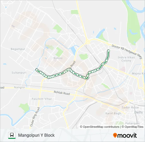 174STL Bus Line Map