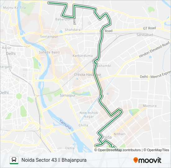 33 Bus Line Map