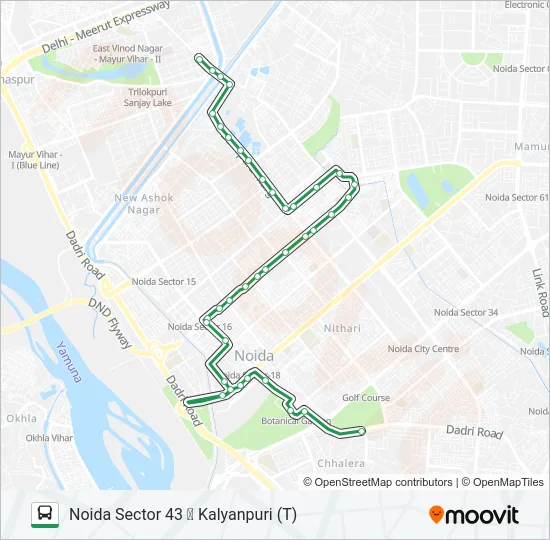 33 Bus Line Map