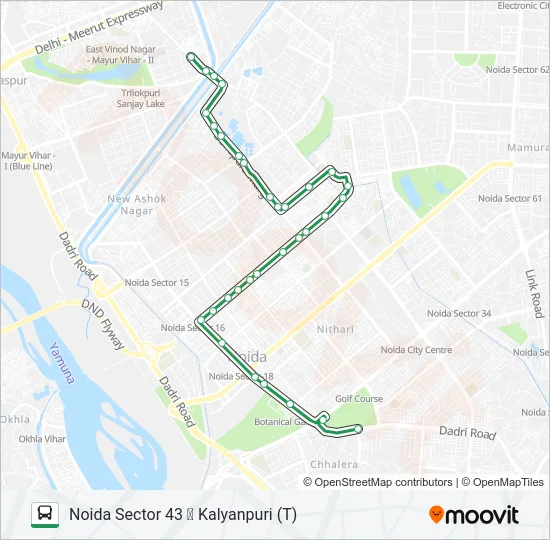 33 Bus Line Map